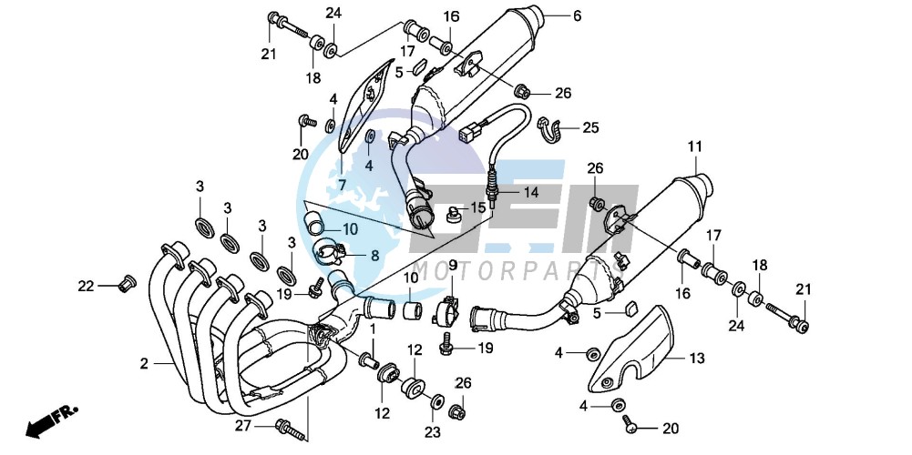 EXHAUST MUFFLER