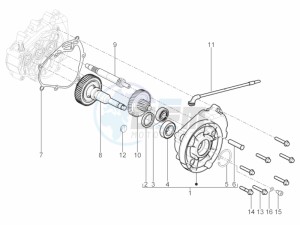 TYPHOON 125 4T 2V E3 (APAC) drawing Reduction unit