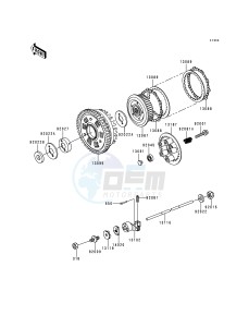 KZ 1000 P [POLICE 1000] (P15-P19) [POLICE 1000] drawing CLUTCH