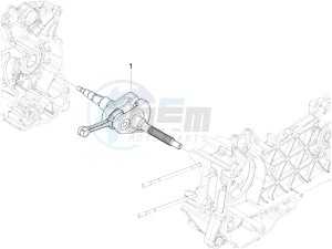 SUPER GTS 125 4T 3V IE NOABS E2-E3 (APAC) drawing Crankshaft