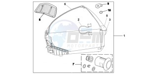 VFR1200FC drawing 45L TOP BOX DARKNESS BLACK