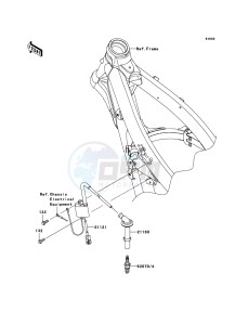 KX450F KX450EBF EU drawing Ignition System