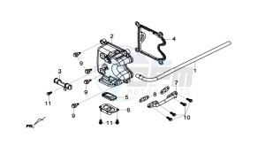 GTS 125I ABS drawing CYLINDER HEAD COVER