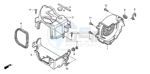 SCV100 LEAD drawing SHROUD/FAN COVER