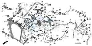 CBR1000RR9 UK - (E / MKH REP) drawing RADIATOR