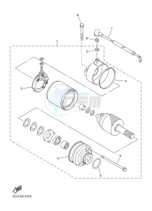 XJ6S 600 DIVERSION (S-TYPE) (36CA) drawing STARTING MOTOR