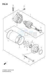 LT-R450 (E28-E33) drawing STARTING MOTOR