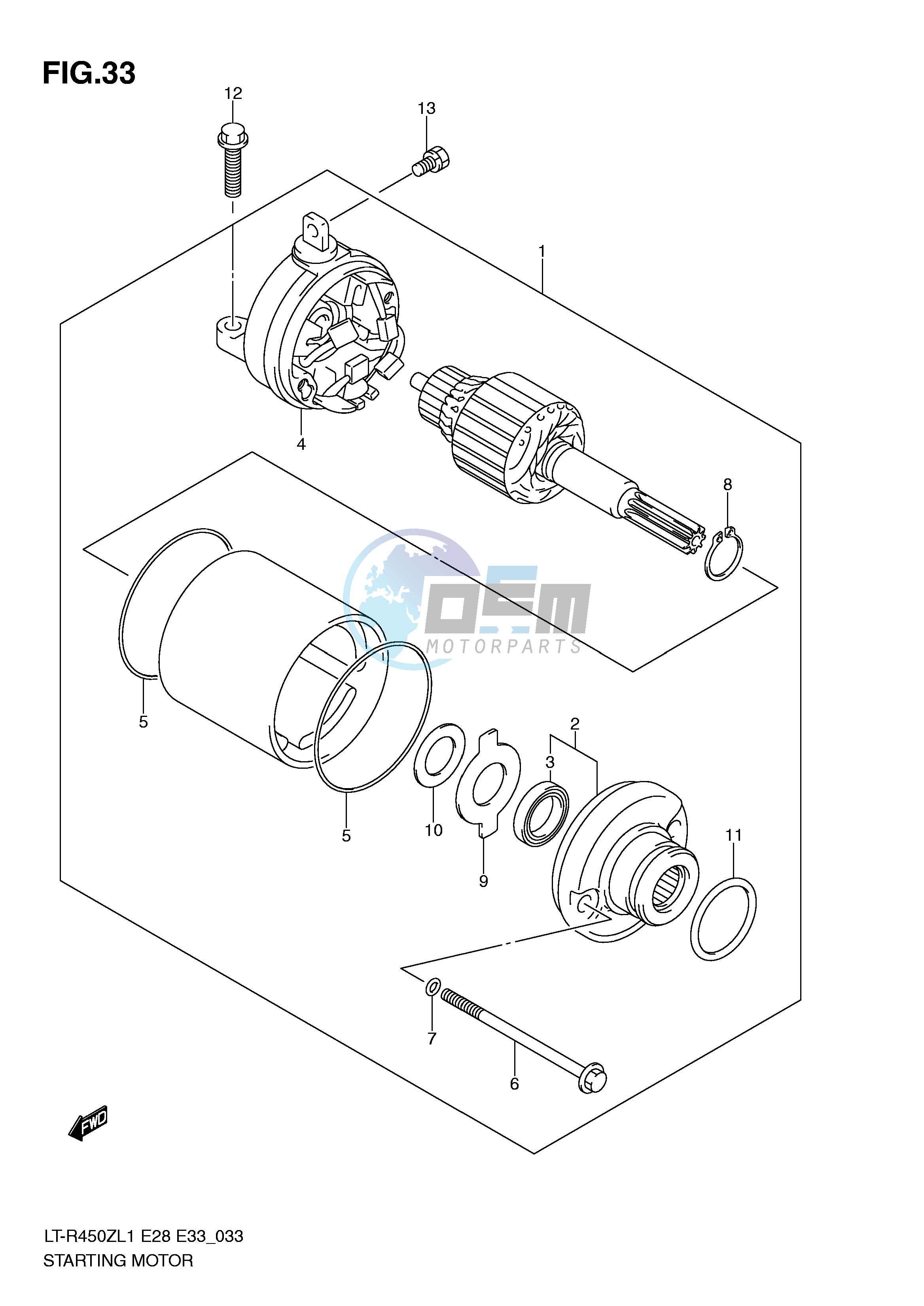 STARTING MOTOR