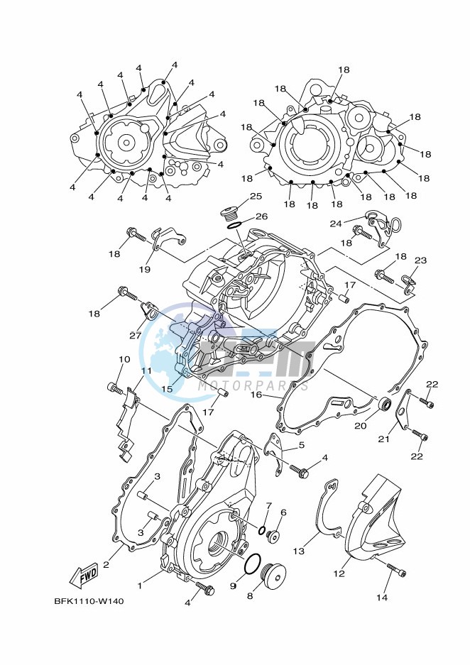 CRANKCASE COVER 1