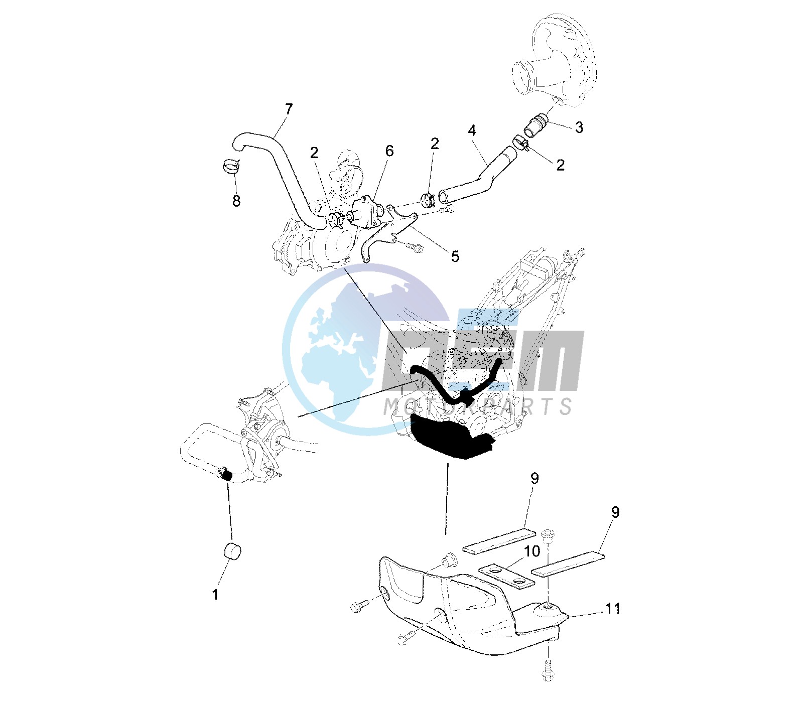 SECONDARY AIR SYSTEM EURO KIT