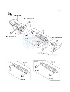 KLX110 KLX110-A4 EU drawing Shock Absorber(s)