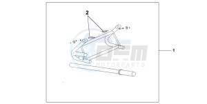 VT750C drawing MAINTENANCE STAND