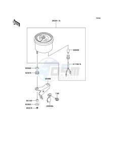 KLF300 4x4 KLF300C6F EU GB drawing Meter(s)