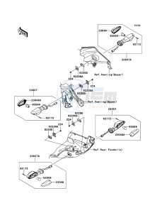 VERSYS_1000 KLZ1000ADF FR GB XX (EU ME A(FRICA) drawing Turn Signals