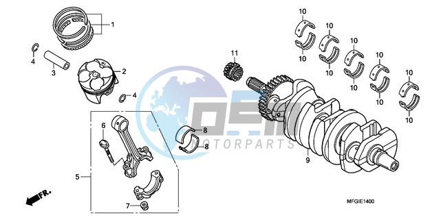 CRANKSHAFT/PISTON