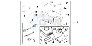 CBF1000FAC drawing AVERTO ALARM KIT