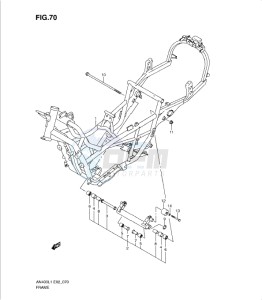 AN400Z drawing FRAME (AN400L1 E19)