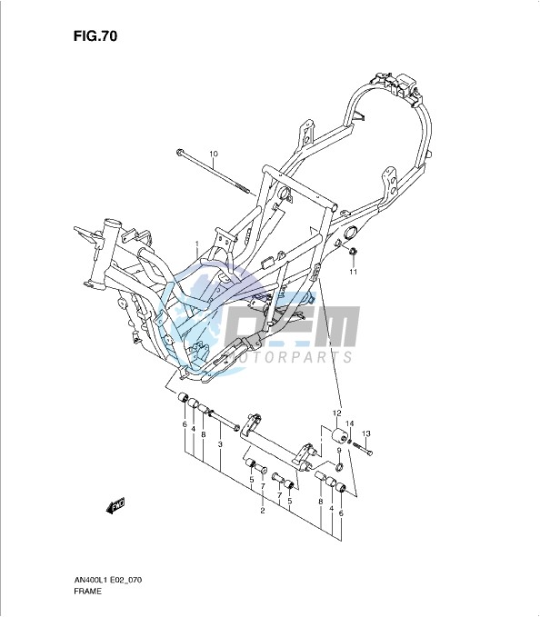 FRAME (AN400L1 E19)