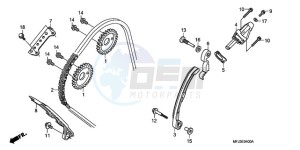 CBR600RAA Korea - (KO / ABS) drawing CAM CHAIN/TENSIONER