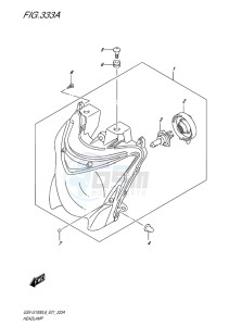 GSX-S1000F ABS EU drawing HEADLAMP