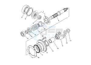 XVS DRAG STAR 650 drawing MIDDLE DRIVE GEAR