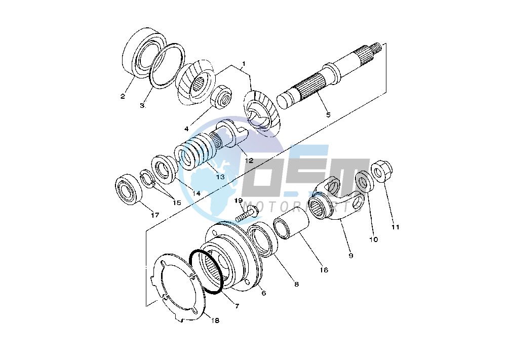 MIDDLE DRIVE GEAR