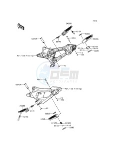 Z800 ZR800CGF UF (UK FA) XX (EU ME A(FRICA) drawing Footrests