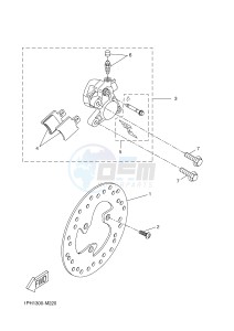 NS50 NITRO (1PH2) drawing FRONT BRAKE CALIPER