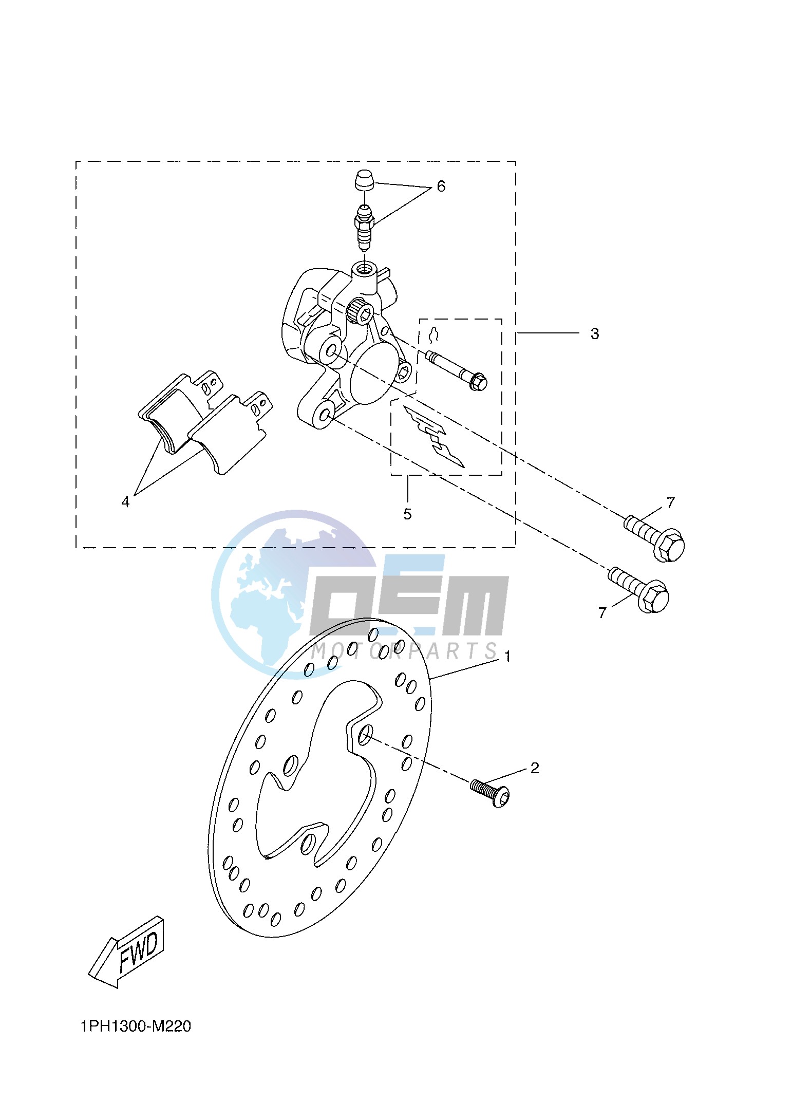 FRONT BRAKE CALIPER