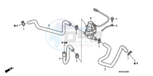 ST13009 UK - (E / MKH MME) drawing AIR INJECTION CONTROL VALVE