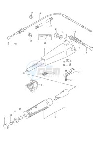 DF 9.9 drawing Tiller Handle