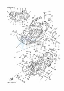 YFZ450R (BKDA) drawing CRANKCASE