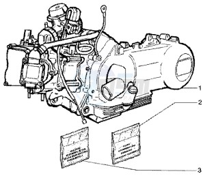 X9 180 Amalfi drawing Engine