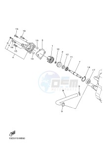 YFM300 RAPTOR 300 (1SC5) drawing WATER PUMP