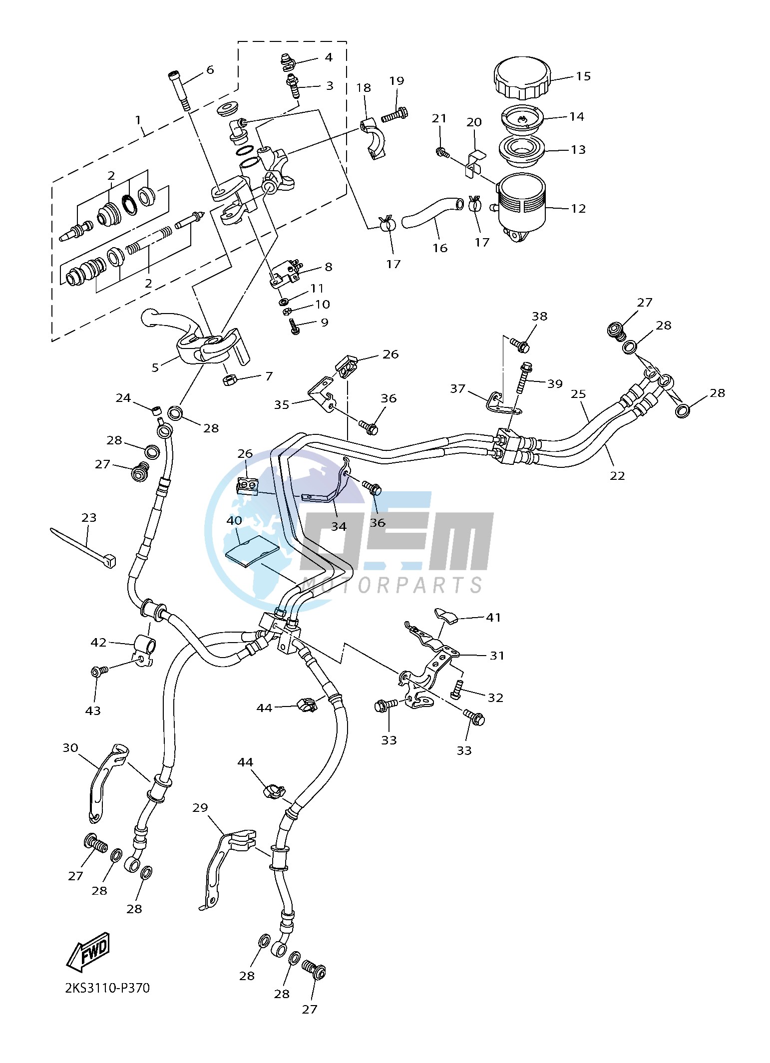 FRONT MASTER CYLINDER