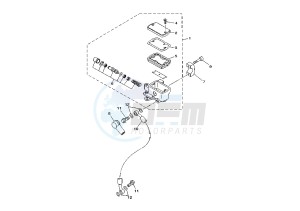 XVS A DRAG STAR CLASSIC 650 drawing FRONT MASTER CYLINDER