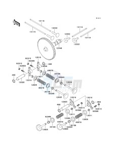 KAF 620 E [MULE 3010 4X4] (E1-E5) [MULE 3010 4X4] drawing VALVE-- S- -_CAMSHAFT-- S- -