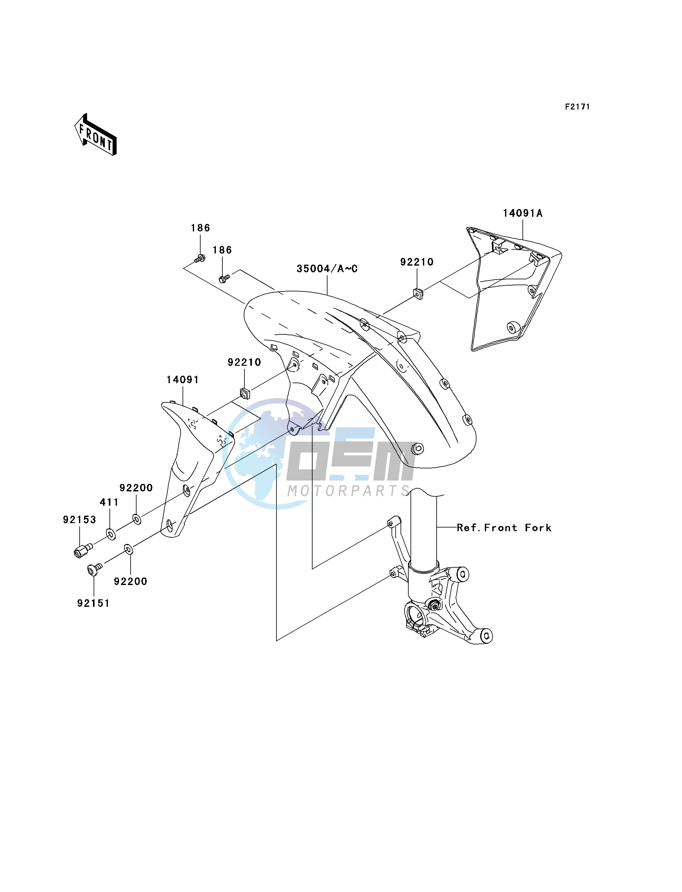 FRONT FENDER-- S- -