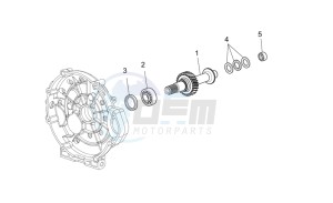 Norge 1200 IE 1200 drawing Single-plate clutch shaft