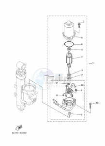 F50F drawing POWER-TILT-ASSEMBLY-2