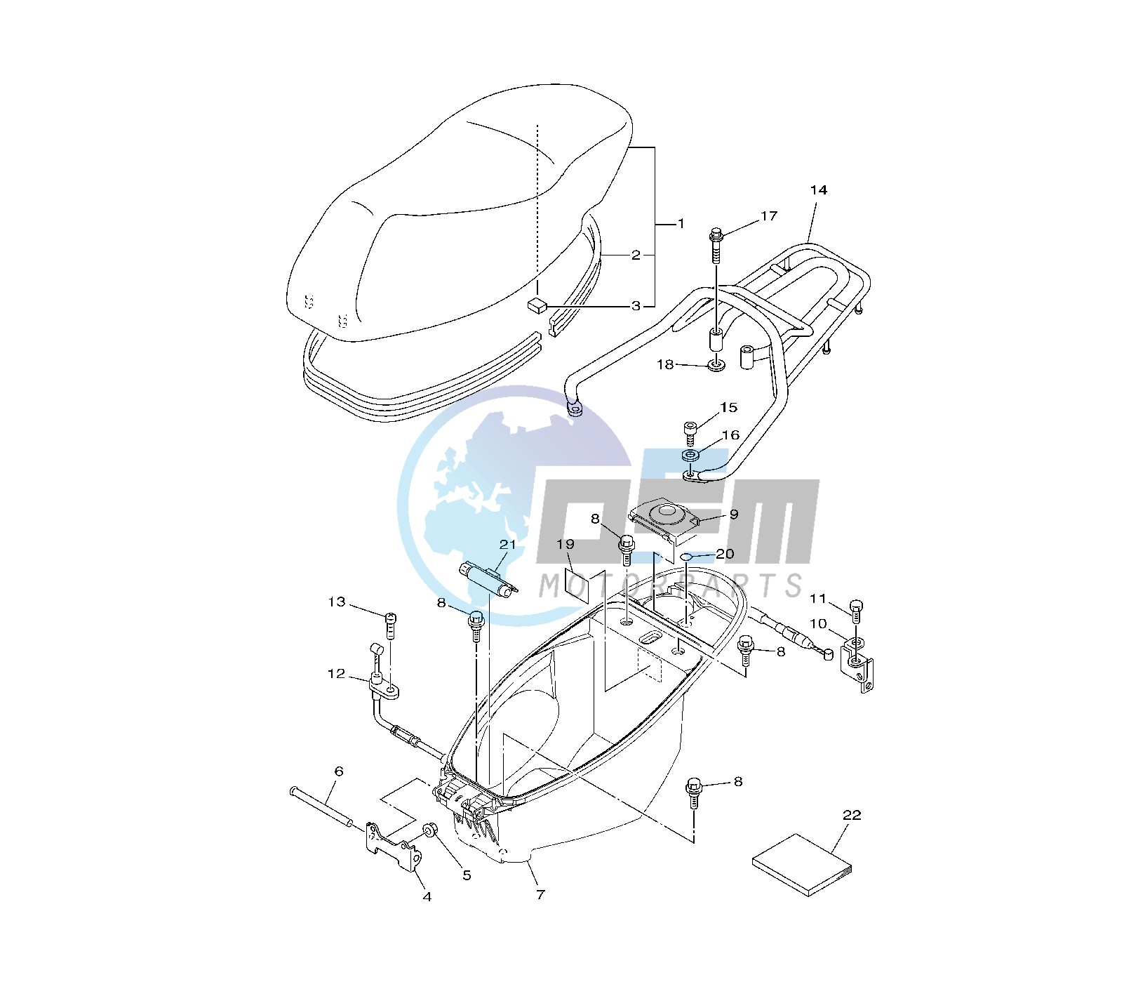 SEAT AND CARRIER