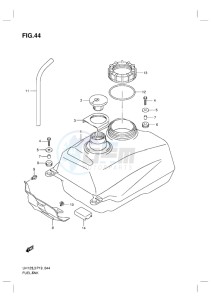 UH125G BURGMAN EU drawing FUEL TANK