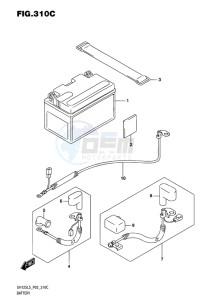 UH125 BURGMAN EU drawing BATTERY