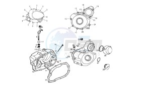 CROSS CITY - 125 CC 4T EU3 drawing CRANKCASE COVER