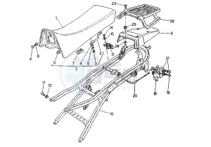 ELEPHANT 900 drawing REAR FRAME