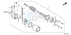 CBF1000FAC drawing STARTING MOTOR