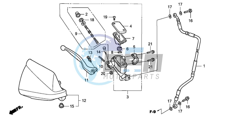 FR. BRAKE MASTER CYLINDER (CM)