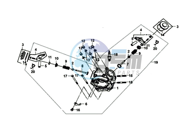 CYLINDER HEAD KPL.