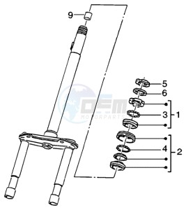 Liberty 200 Leader RST drawing Steering bearing ball tracks