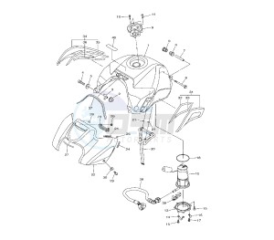 FZ8-S 800 drawing FUEL TANK